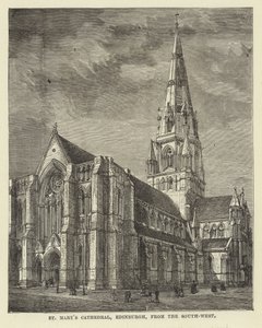 Catedral de St Marys, Edimburgo, do Sudoeste de English School