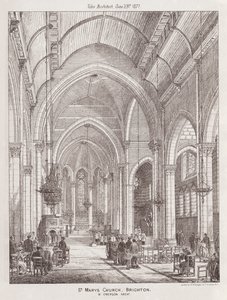 Igreja de Santa Maria, Brighton (gravura) de English School