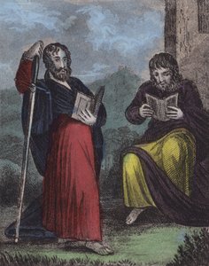 São Paulo, Timóteo (gravura colorida) de English School