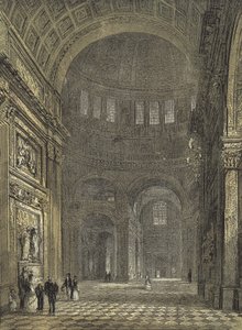 St Pauls Cathedral, interior da cúpula, olhando para o transepto norte de English School