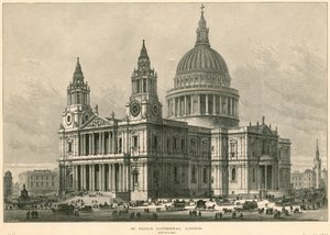 St Pauls Cathedral, em Londres de English School