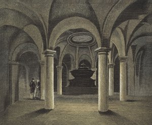 St, pauls, catedral, a, cripta, monumento, de, almirante, visconde, nelson, sob, a, cúpula de English School