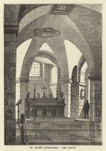 St Pauls Cathedral, a cripta de English School
