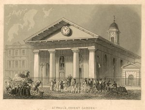 St Pauls, Covent Garden, Londres de English School
