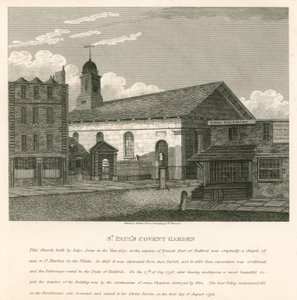 St Pauls, Covent Garden, Londres de English School