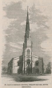 Igreja do distrito de St Pauls, quadrado de Onslow, South Kensington de English School