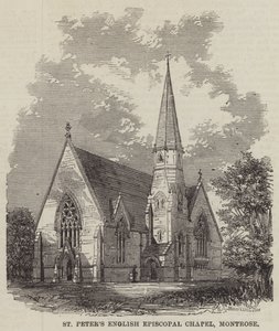 Capela Episcopal de São Pedro, Montrose (gravura) de English School