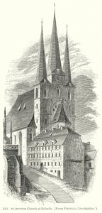 Igreja de São Severo em Erfurth (gravura) de English School