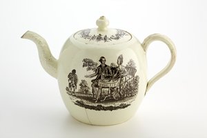 Bule Staffordshire Wedgwood, c.1775-85 (cremes) de English School