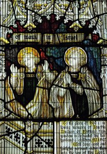 Vitral dedicado a Janetta, 7ª Duquesa de Rutland, Transept do Sul de English School