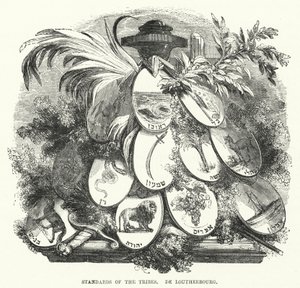 Standards of the Tribes, De Loutherbourg (gravura) de English School