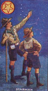 Starman Scout Badge, 1923 de English School