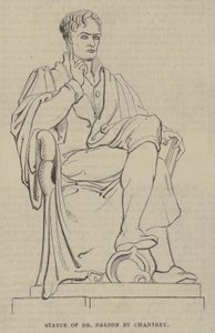 Estátua do Dr. Dalton por Chantrey de English School