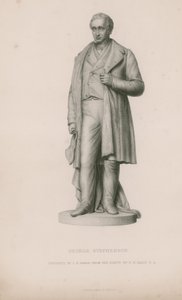 Estátua de George Stephenson de English School