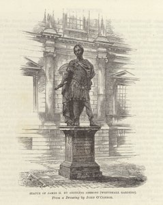 Estátua de James II por Grinling Gibbons de English School