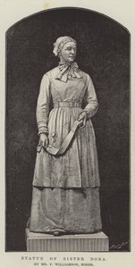 Estátua da Irmã Dora, do Sr. F Williamson, Esher (gravura) de English School