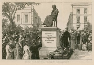 Estátua de thomas carlyle de English School