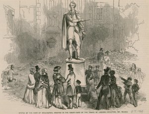 Estátua do Duque de Wellington, erguida no pátio da Torre de Londres de English School