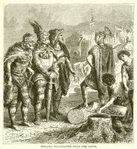 Stilicho negociando com os godos de English School