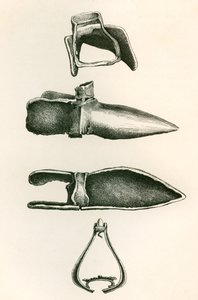 Estribos e Sollerets, do Exército Britânico: As suas Origens, Progresso e Equipamento, publicado em 1868. de English School