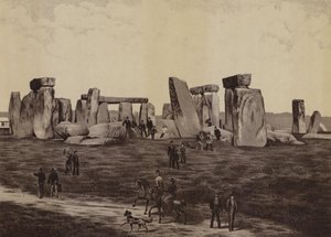 Stonehenge (litho) de English School