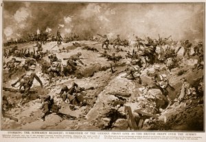 Assaltando o Reduto de Schwaben: rendição da Linha de Frente Alemã como os britânicos varreram a cúpula, 1914-19 de English School