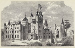 Stormont Castle, County Down, Irlanda (gravura) de English School