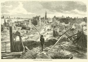Estrasburgo após a capitulação, setembro de 1870 de English School