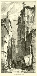 Rua, em, veneza de English School