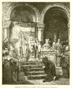 Submissão de Henrique IV em Canossa de English School