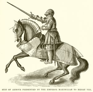 Terno de armadura apresentado pelo imperador Maximiliano a Henrique VIII de English School