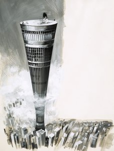 Super Cidades no Céu. Arranha-céus futuristas de English School