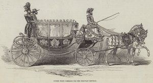 Soberbo Transporte do Estado para a República Peruana (gravura) de English School