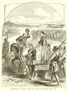 Rendição de Mary Queen of Scots em Carberry Hill, 1567 de English School