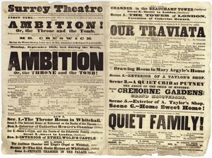 Playbill do Teatro Surrey de English School