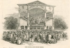 Jardins zoológicos de Surrey, Kennington, Londres: a nova orquestra de English School