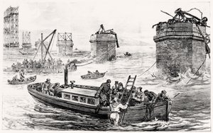 Desastre na Ponte Tay: operações de mergulho em busca do naufrágio do caminho-de-ferro de English School