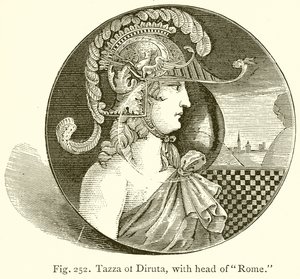 Tazza de Diruta, com a cabeça de Roma de English School