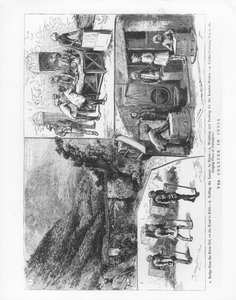 Cultura do Chá na Índia, 1883 de English School