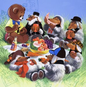 Ursinho de pelúcia (com objetos escondidos) de English School