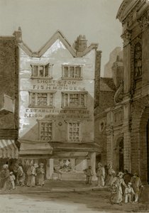 Temple Bar, Londres, a antiga loja de massa de English School