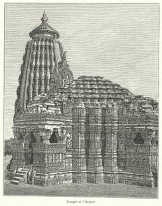 Templo de Udaipur (gravura) de English School