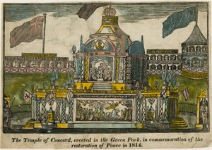 Templo da Concórdia para celebrar a paz de 1814 de English School