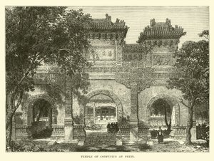 Templo de Confúcio em Pekin de English School