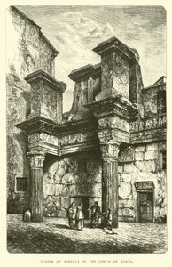 Templo de Minerva no Fórum de Nerva de English School