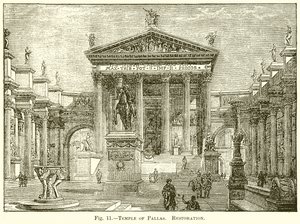 Templo de Pallas. Restauração de English School