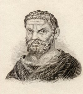 Thales de Mileto, do &39;Crabbes Historical Dictionary&39;, publicado em 1825 de English School