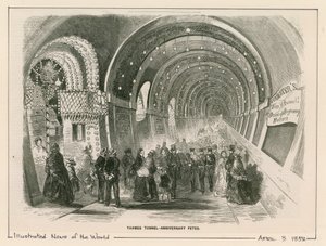Thames Tunnel - aniversário feito de English School