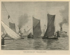 Jogo de barcaça à vela do Tamisa de English School