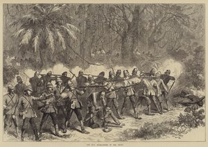 A 42ª Highlanders in the Front (gravura) de English School